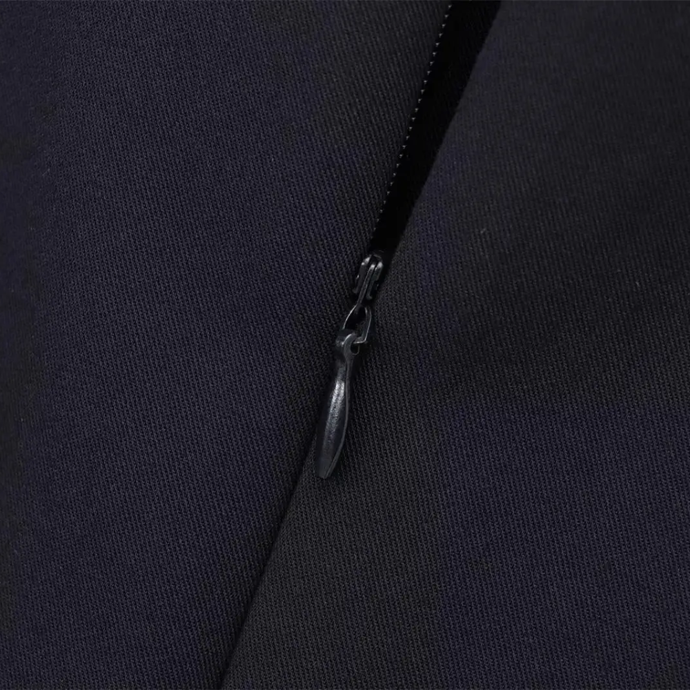 Badhie | Women's Sculpted Peplum Zip-Front Top