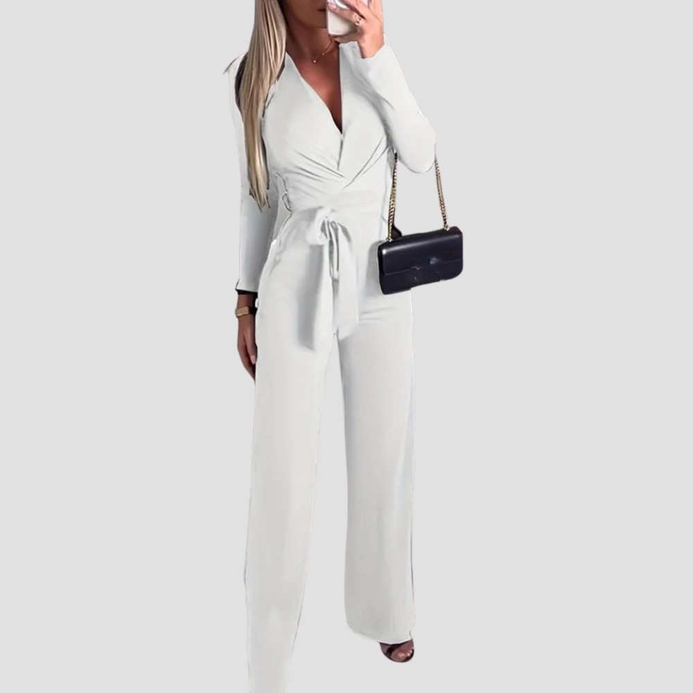 Badhie | Women’s Long Sleeve Wrap Jumpsuit