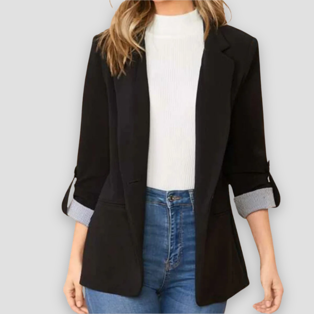 Badhie | Women’s Casual Roll-Up Sleeve Blazer