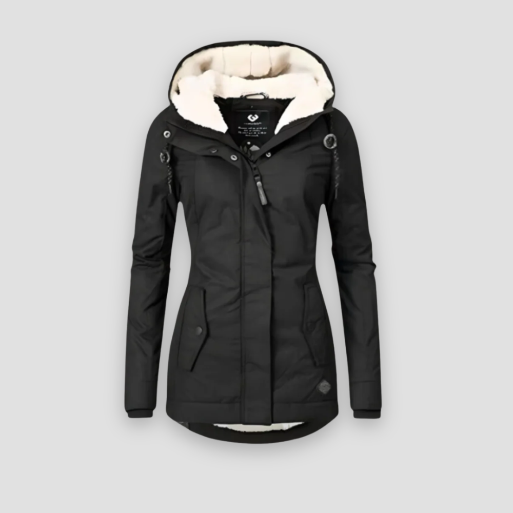 Badhie | Women’s Waterproof Puffer Sherpa-Lined Winter Parka Jacket