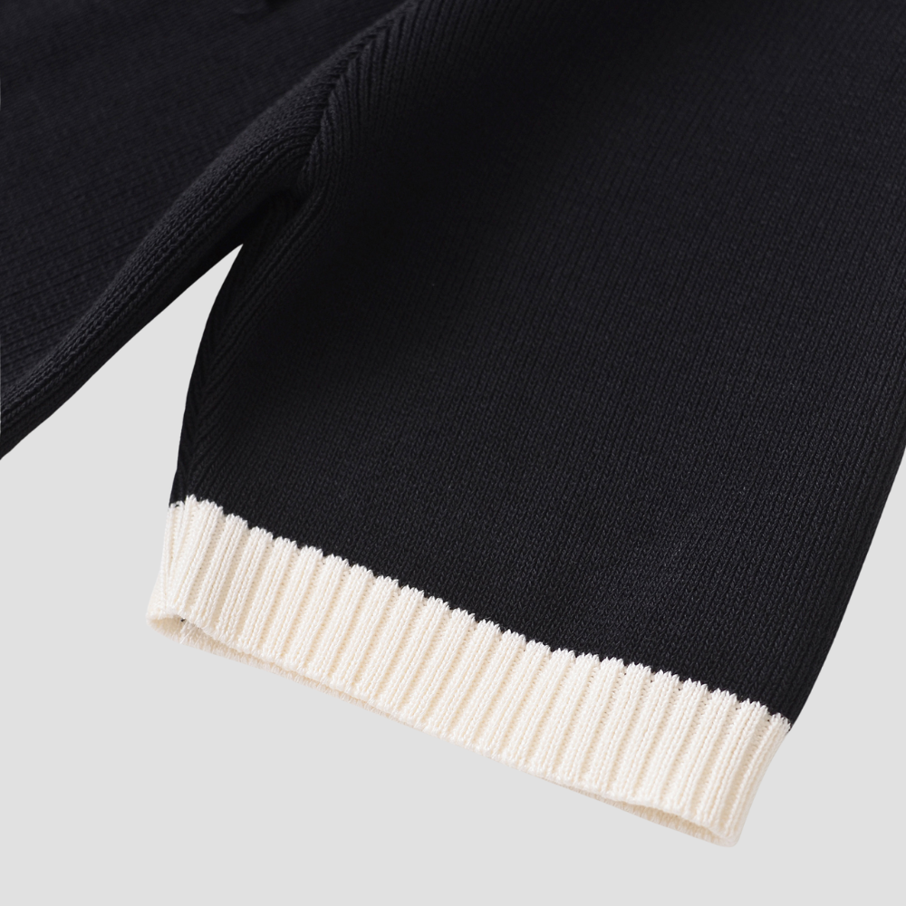 Badhie | Women’s Contrast Trim Short Sleeve Cardigan