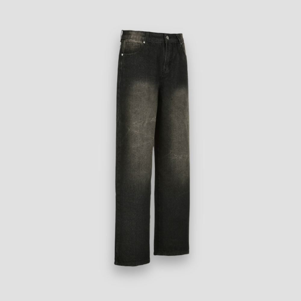 Badhie | Women’s Ombre Washed Wide-Leg Jeans