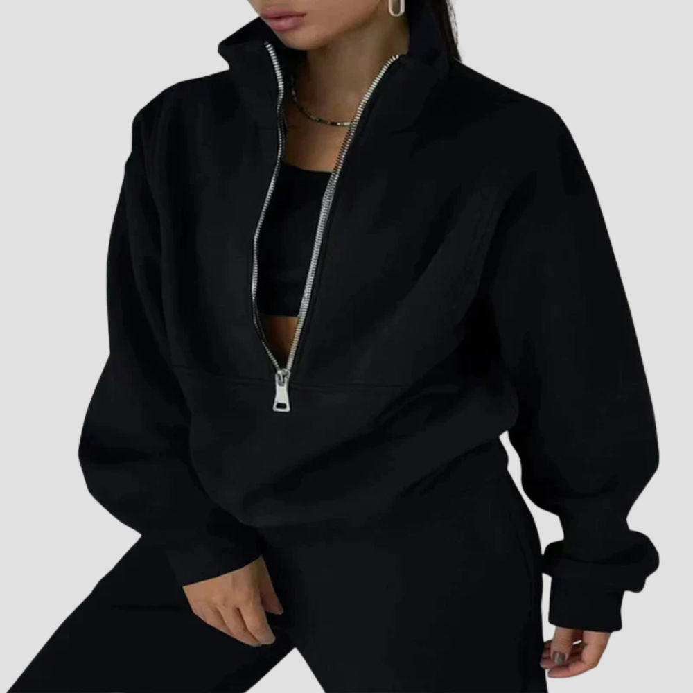 Badhie | Women’s Half-Zip Oversized Lounge Set