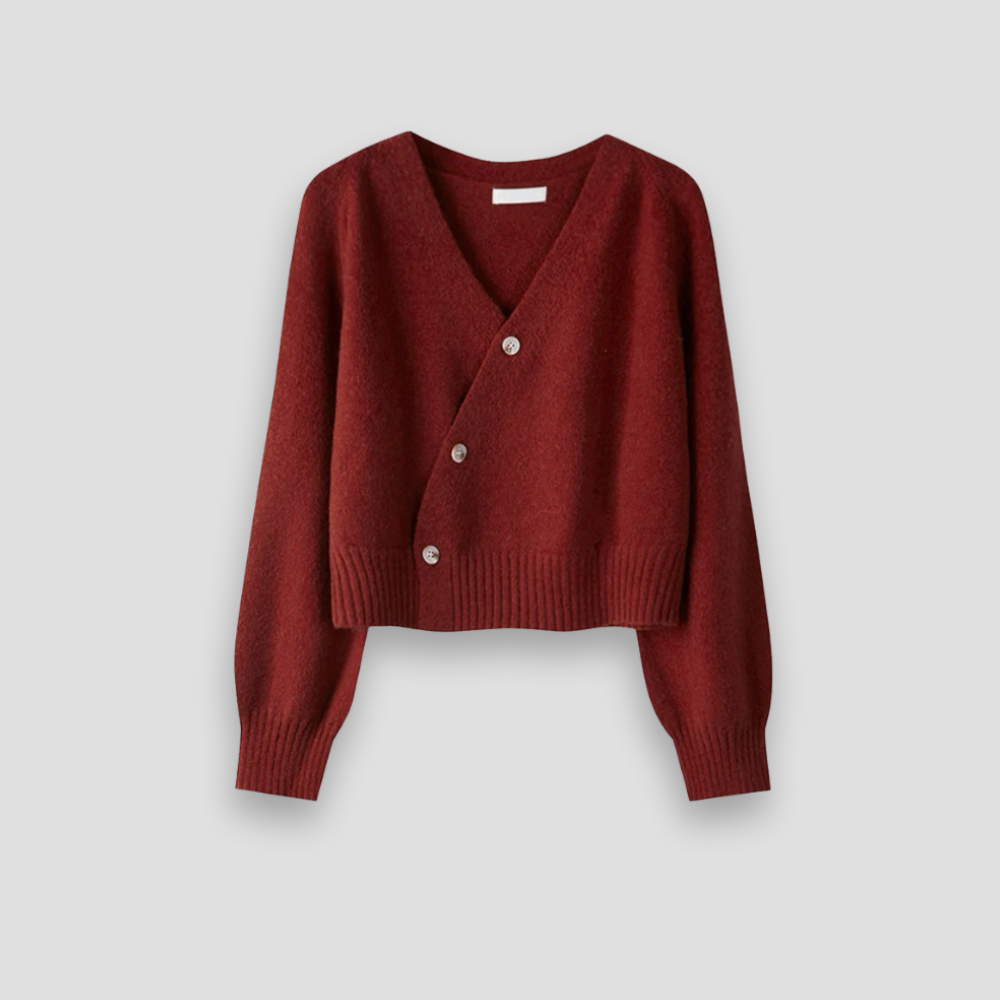 Badhie | Women’s Asymmetric Button-Up Cardigan