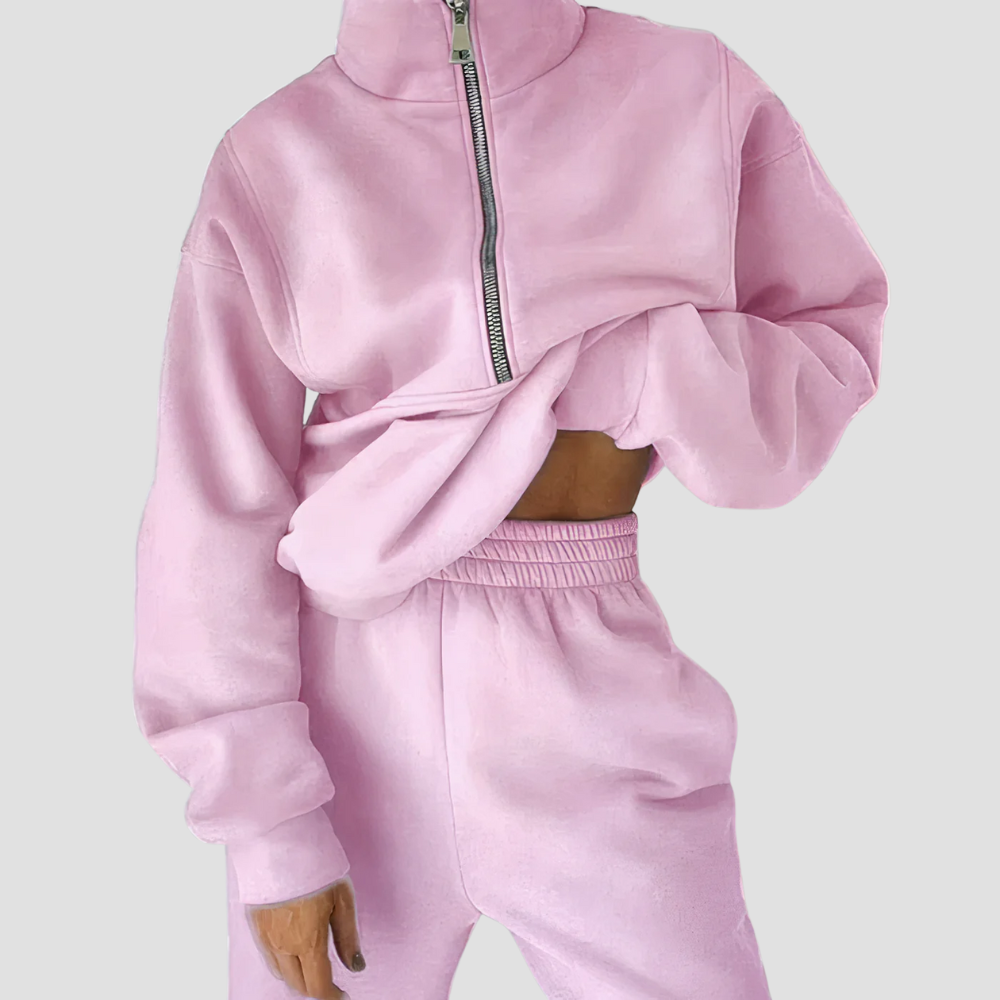 Badhie | Women’s Half-Zip Oversized Lounge Set