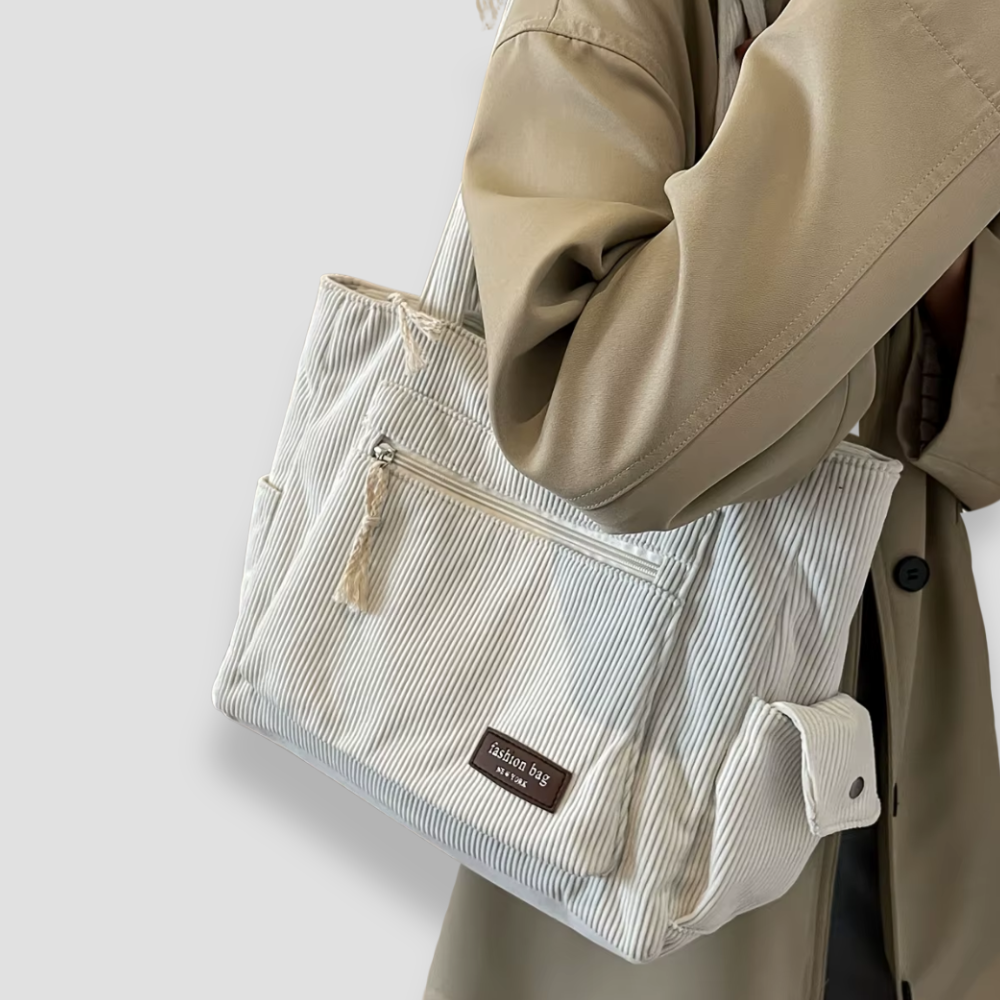 Badhie | Women’s Corduroy Utility Tote Bag