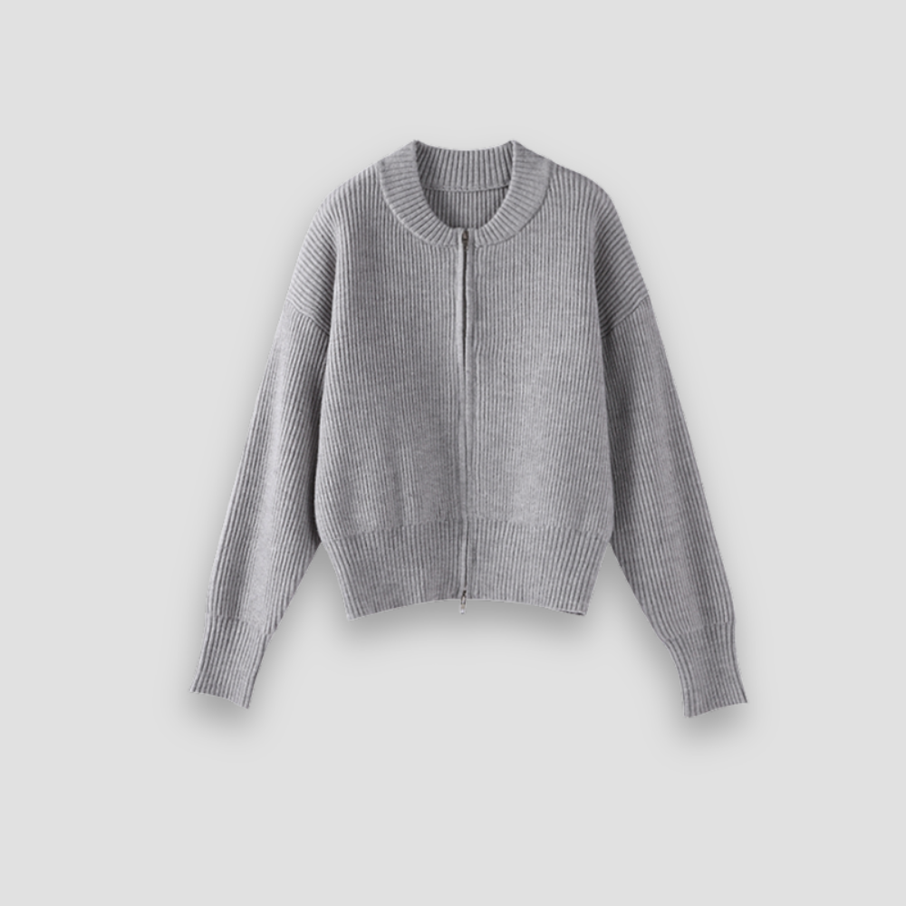 Badhie | Women’s Zip-Up Knit Cardigan