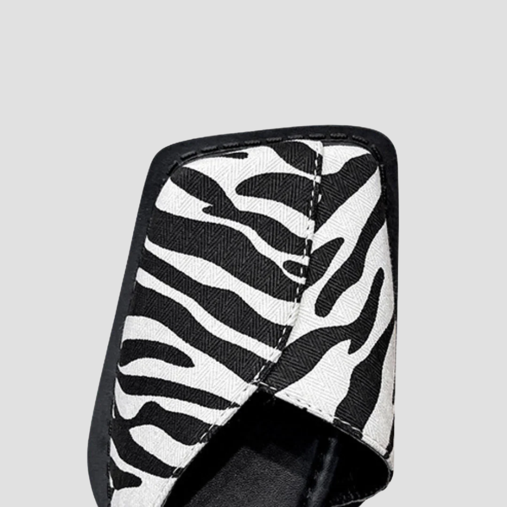 Badhie | Women’s Modern Square-Toe Slingback Heels