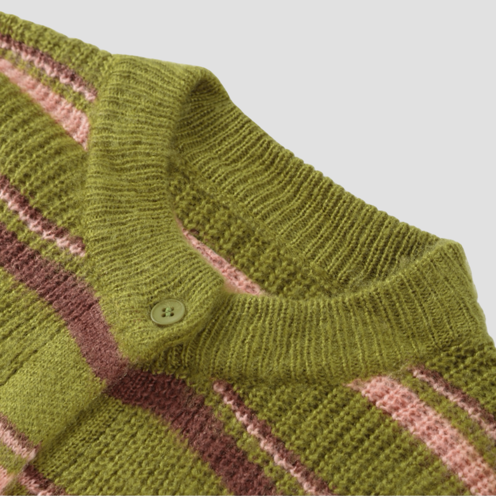 Badhie | Women’s Striped Oversized Knit Cardigan