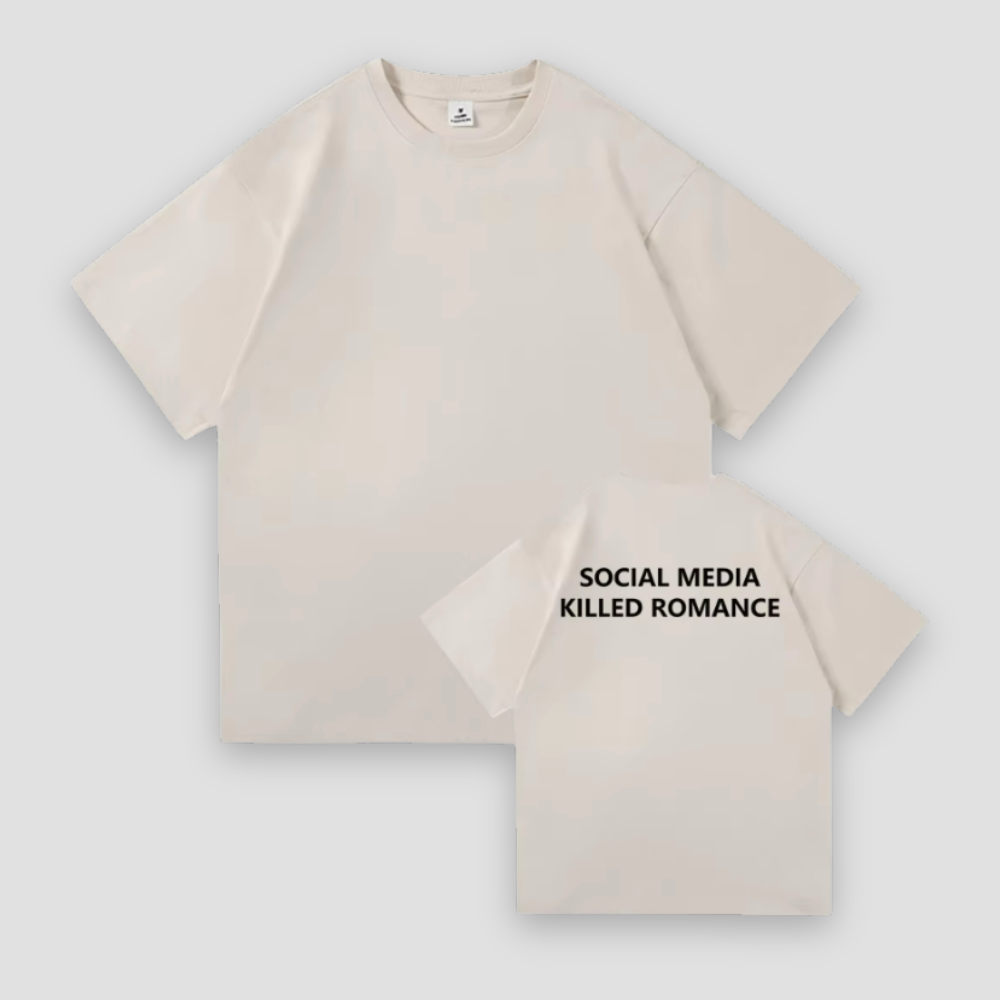 Badhie | Women’s “Social Media Killed Romance” Graphic Tee