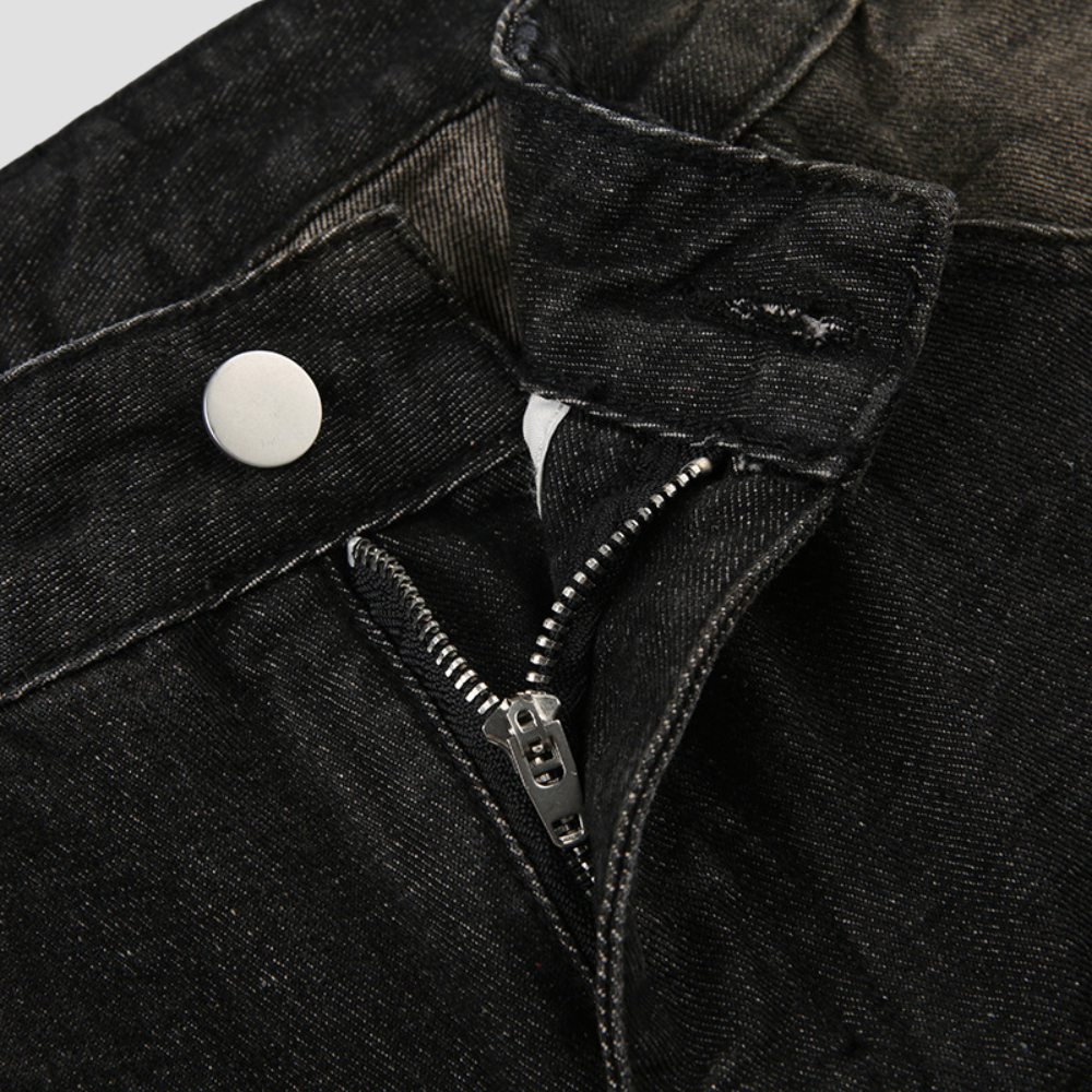 Badhie | Women’s Ombre Washed Wide-Leg Jeans