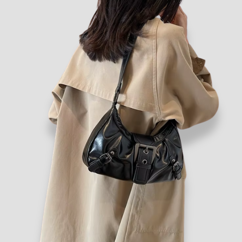 Badhie | Women’s Buckled Mini Shoulder Bag