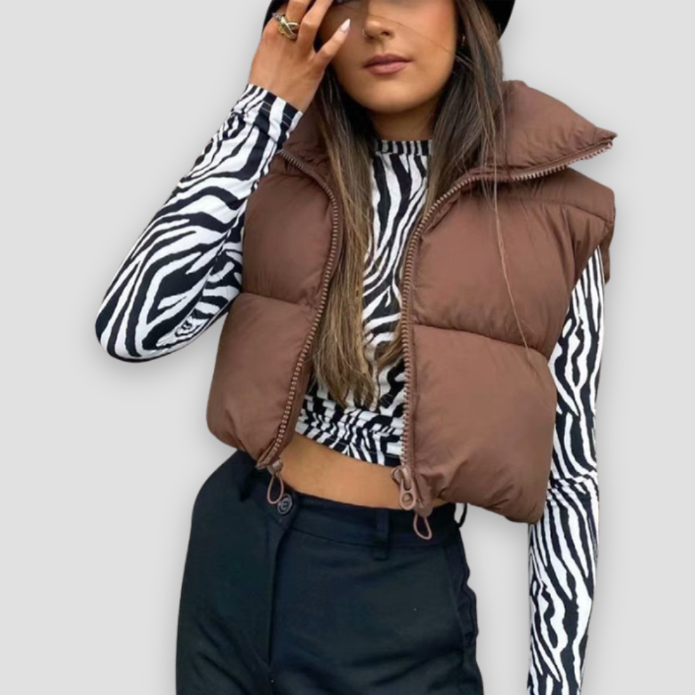 Badhie | Women’s Cropped Puffer Vest