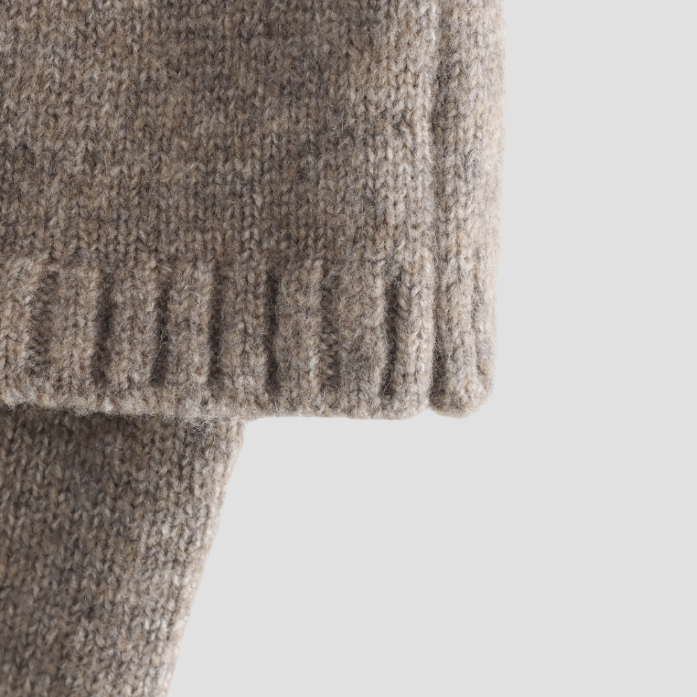 Badhie | Women’s Double-Layer Knit Cape Cardigan