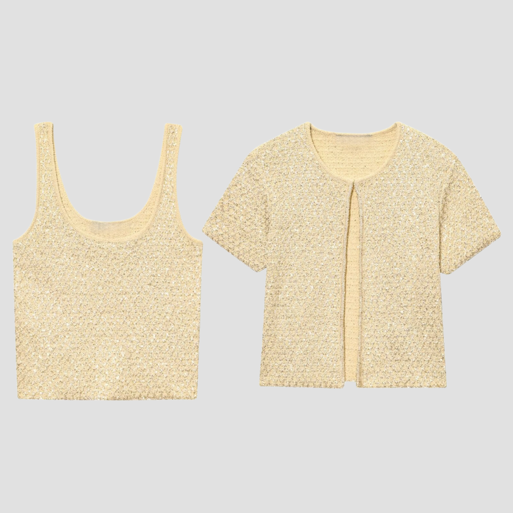 Badhie | Women’s Sparkle Knit Two-Piece Set