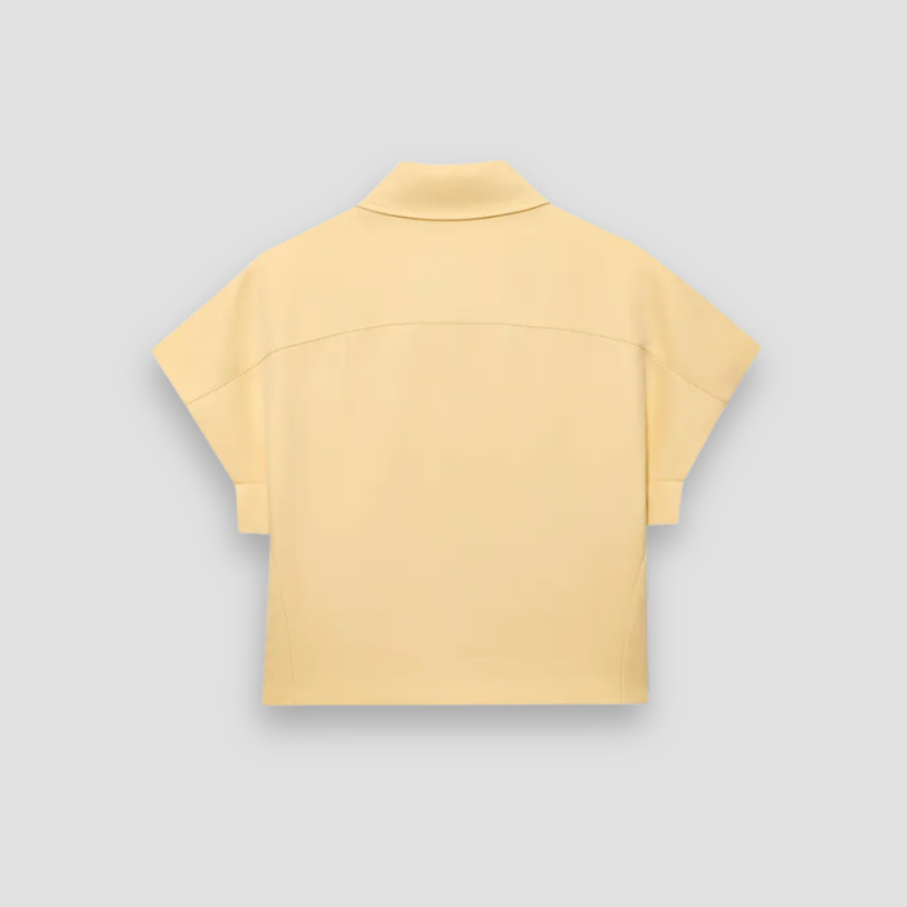 Badhie | Women's Cropped Zip Polo Top