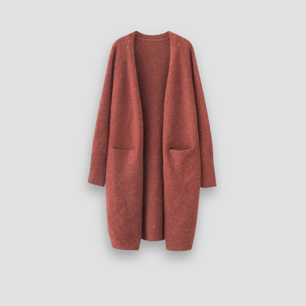 Badhie | Women’s Cardigan Open-Front Knit Winter Coat