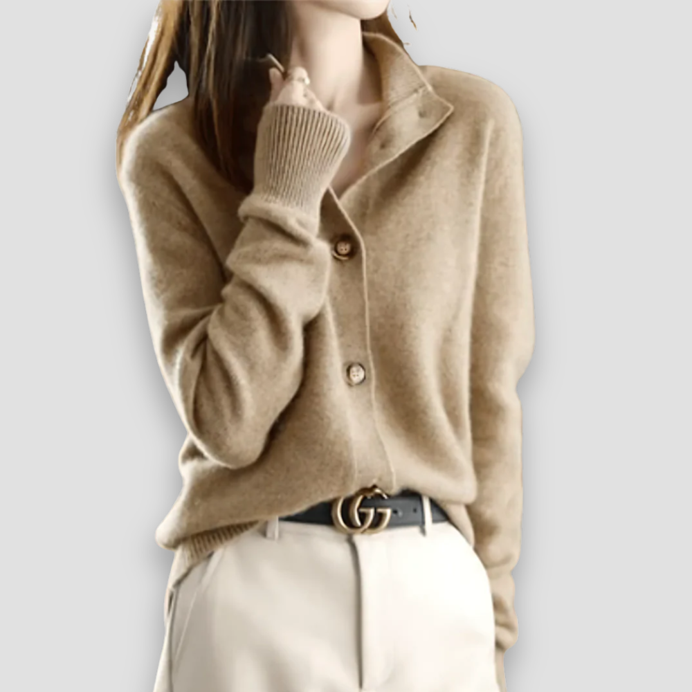 Badhie | Women’s Luxe Soft Knit Button-Up Sweater