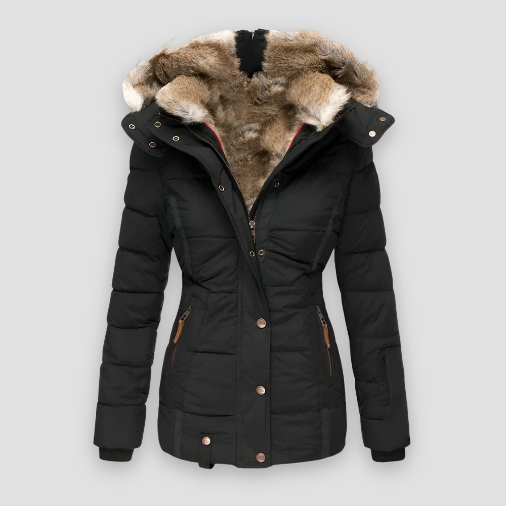 Badhie | Women’s Luxe Winter Fur-Lined Puffer Jacket