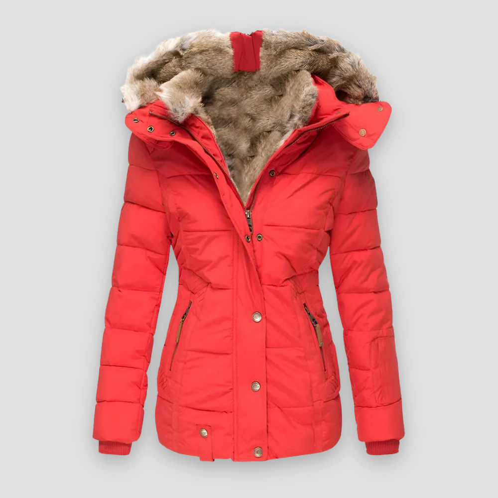 Badhie | Women’s Luxe Winter Fur-Lined Puffer Jacket