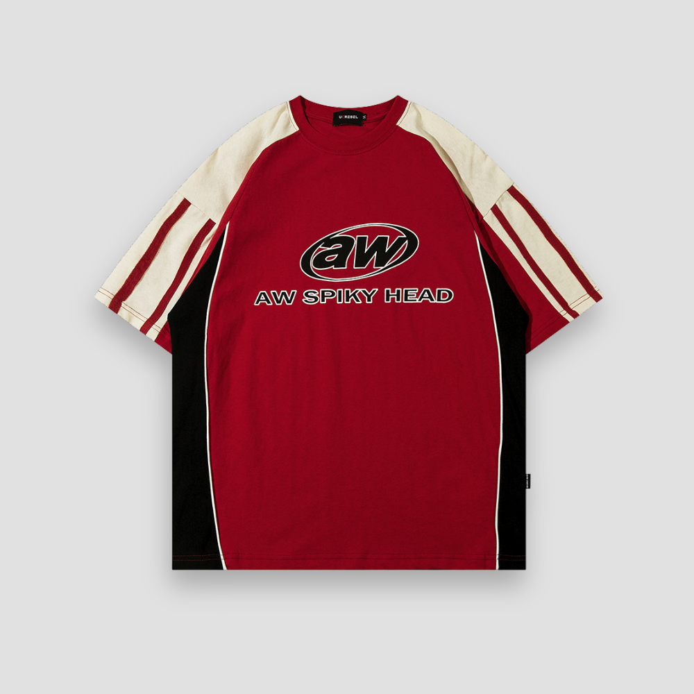 Badhie | Women's Oversized Streetwear Varsity T-Shirt