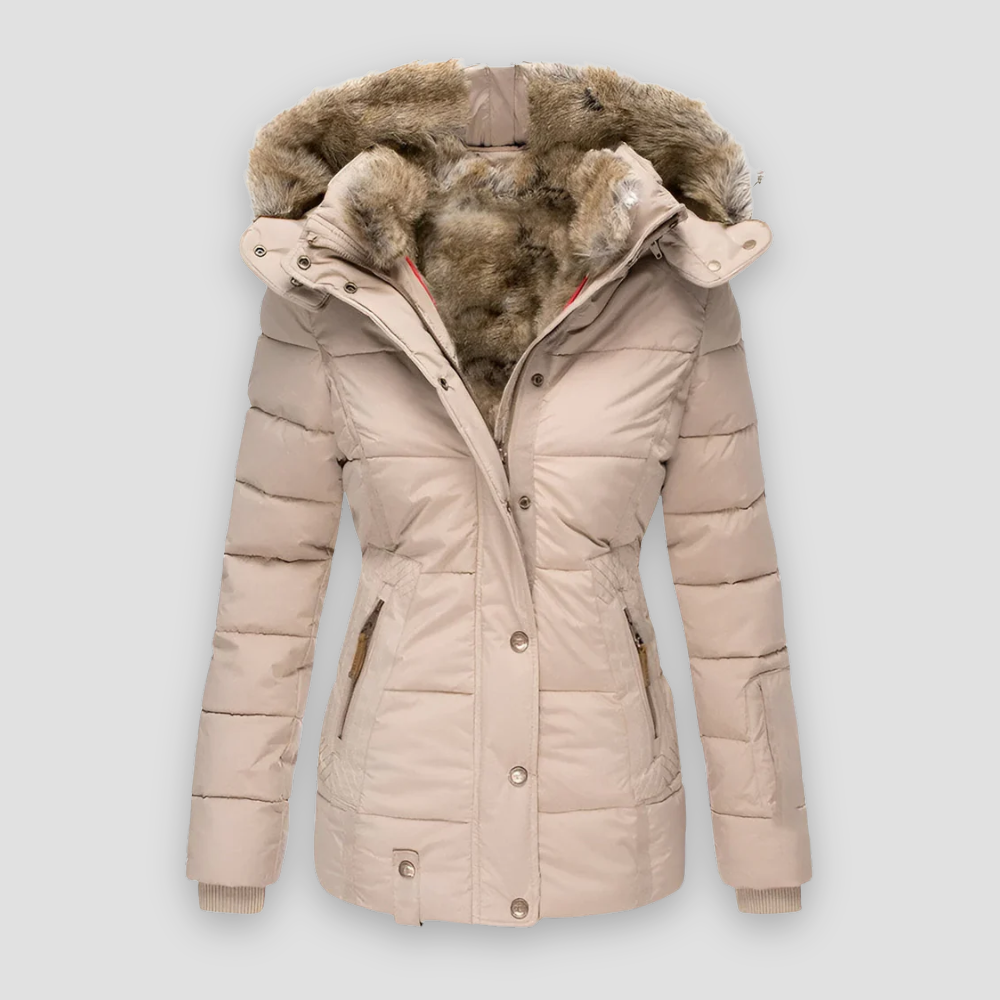 Badhie | Women’s Luxe Winter Fur-Lined Puffer Jacket
