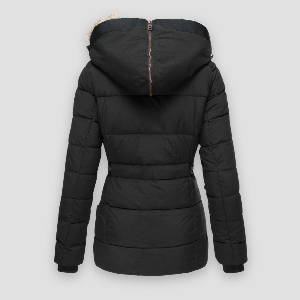 Badhie | Women’s Luxe Winter Fur-Lined Puffer Jacket