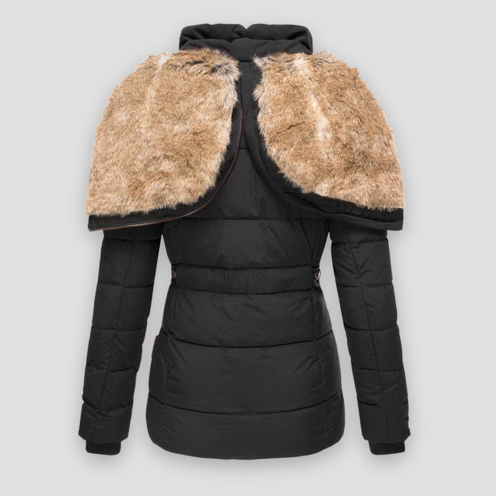 Badhie | Women’s Luxe Winter Fur-Lined Puffer Jacket