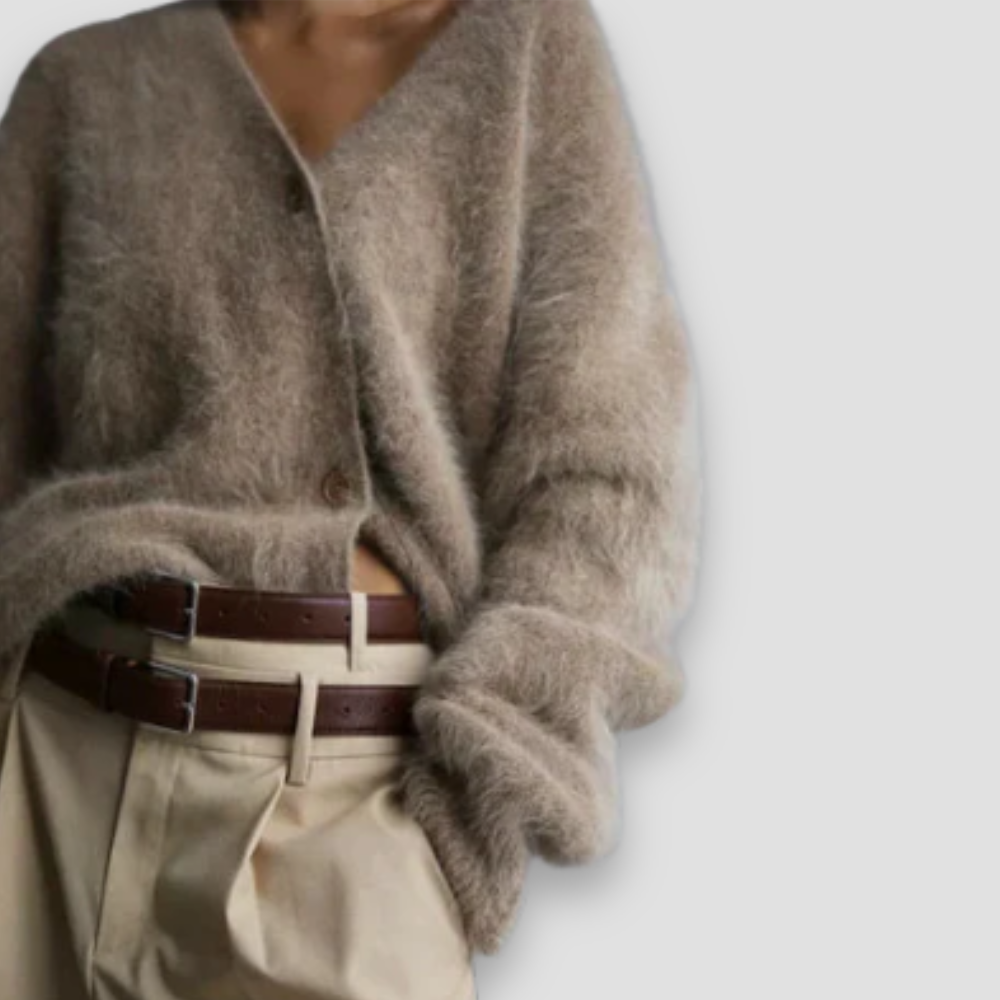 Badhie | Women’s Soft Fluffy Knit Cardigan