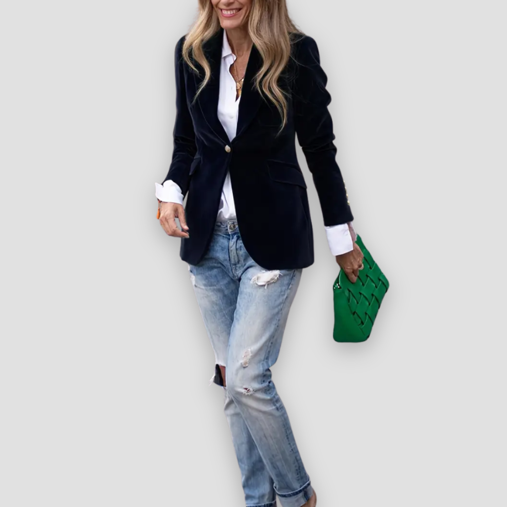 Badhie | Women’s Velvet Tailored Blazer