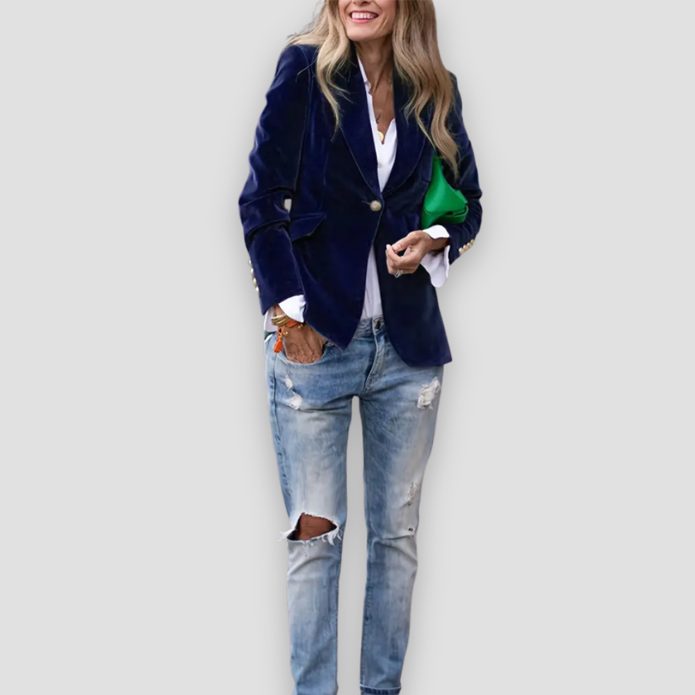 Badhie | Women’s Velvet Tailored Blazer