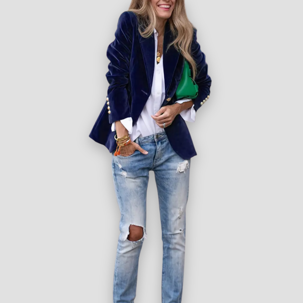 Badhie | Women’s Velvet Tailored Blazer