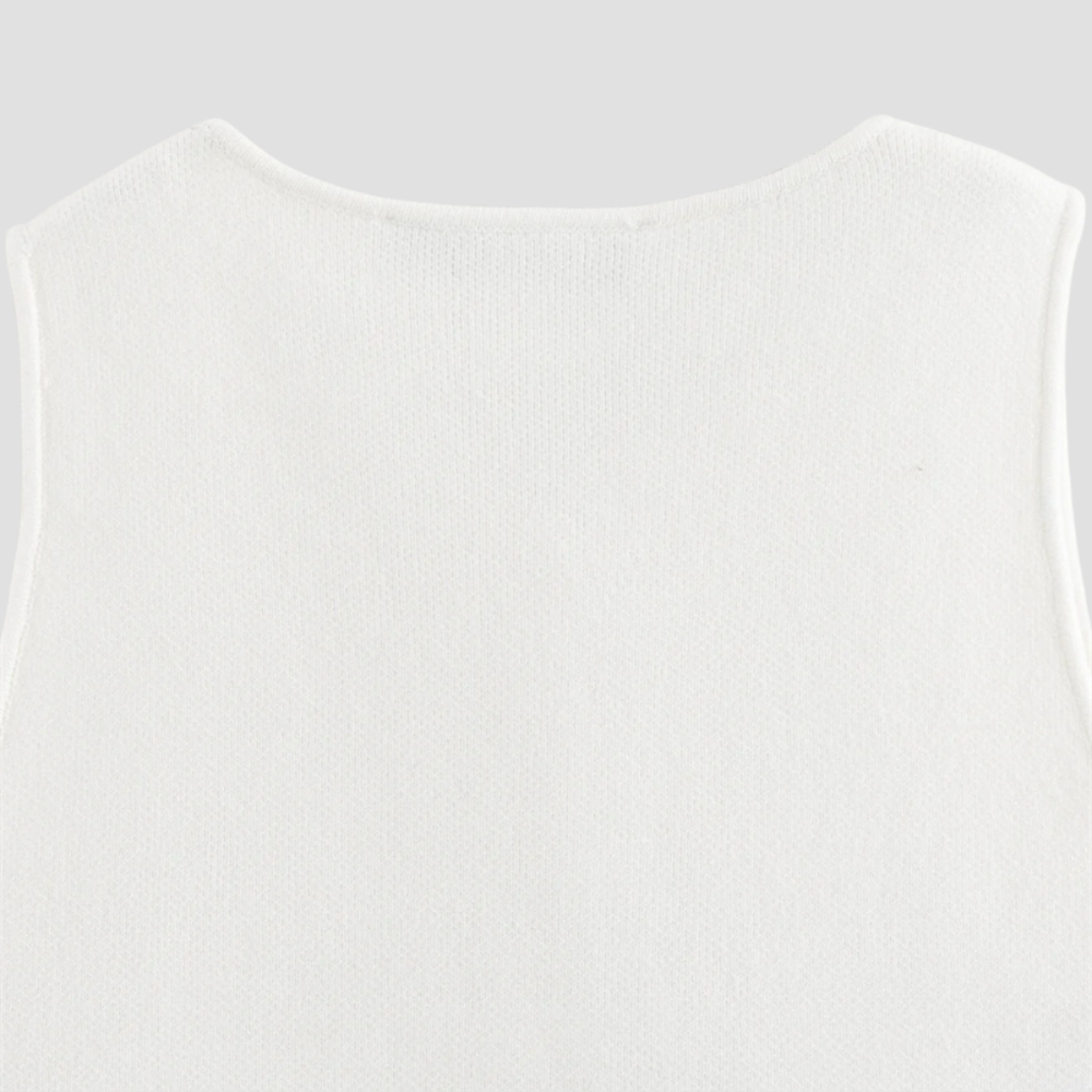 Badhie | Women’s Minimalist Button-Front Knit Vest