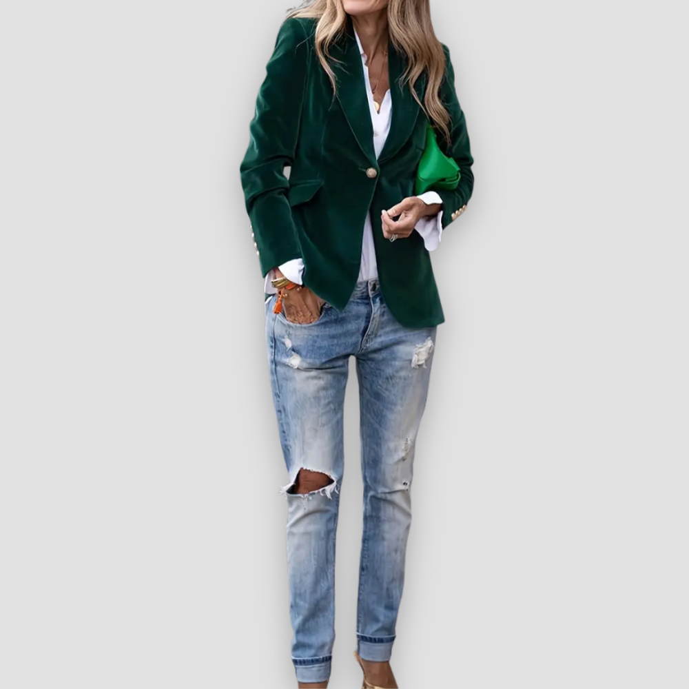 Badhie | Women’s Velvet Tailored Blazer