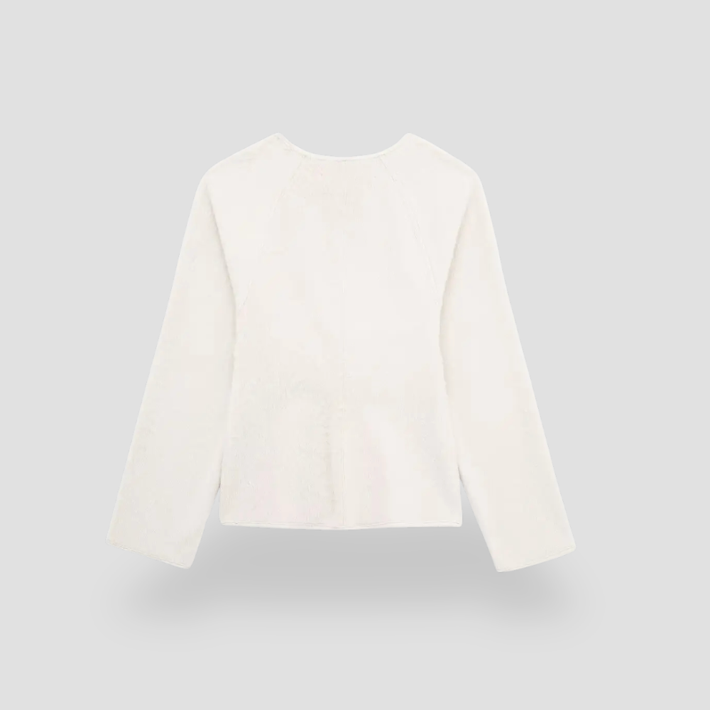 Badhie | Women's Double Buckle Textured Knit Jacket