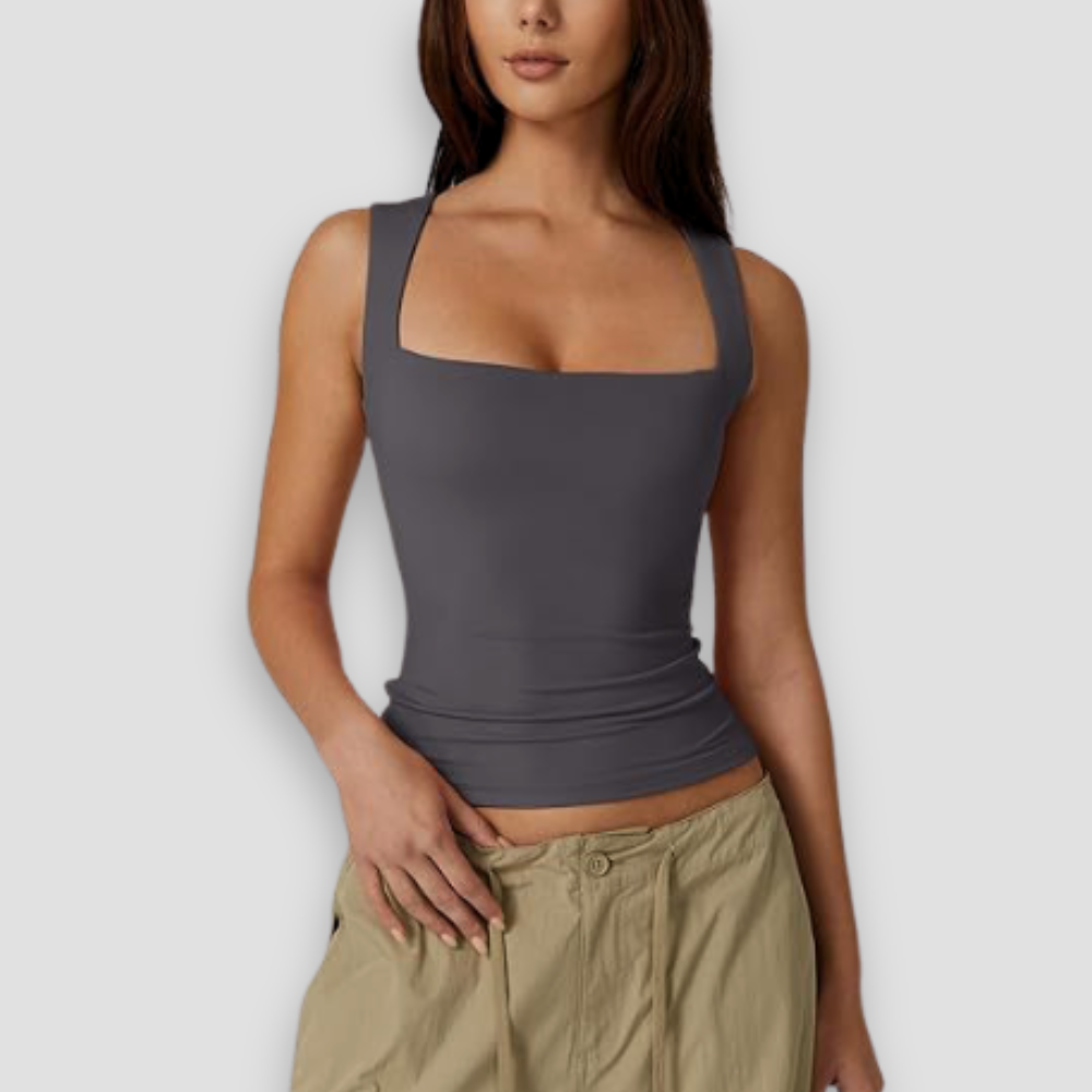 Badhie | Women’s Sleek Square-Neck Tank Top