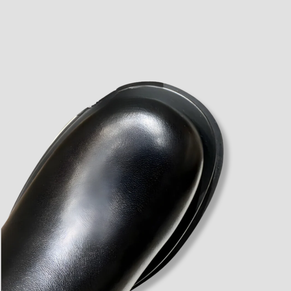 Badhie | Women’s Black Boots Classic Leather Chelsea Slip-On Boots