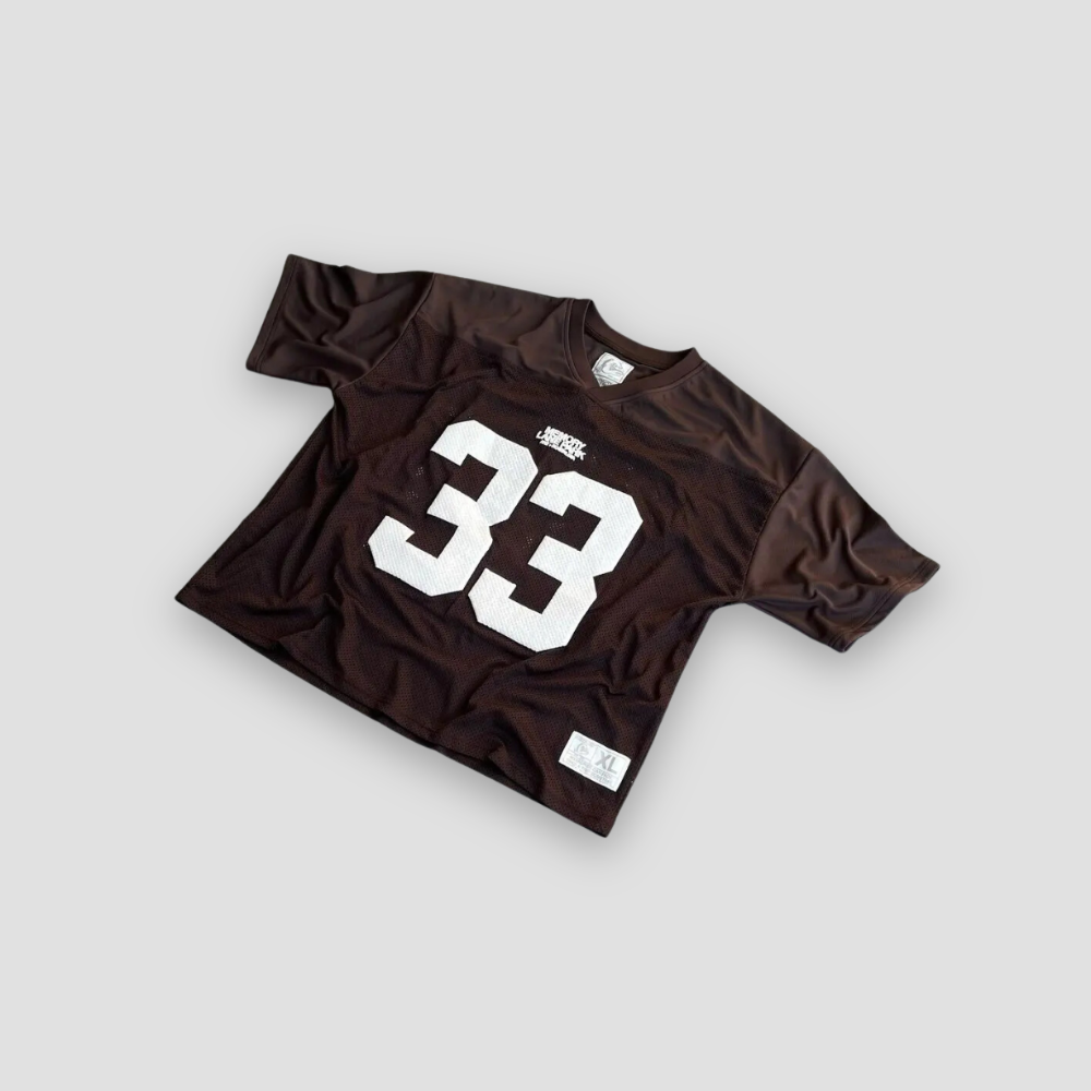 Badhie | Women's Oversized Mesh Football T-Shirt