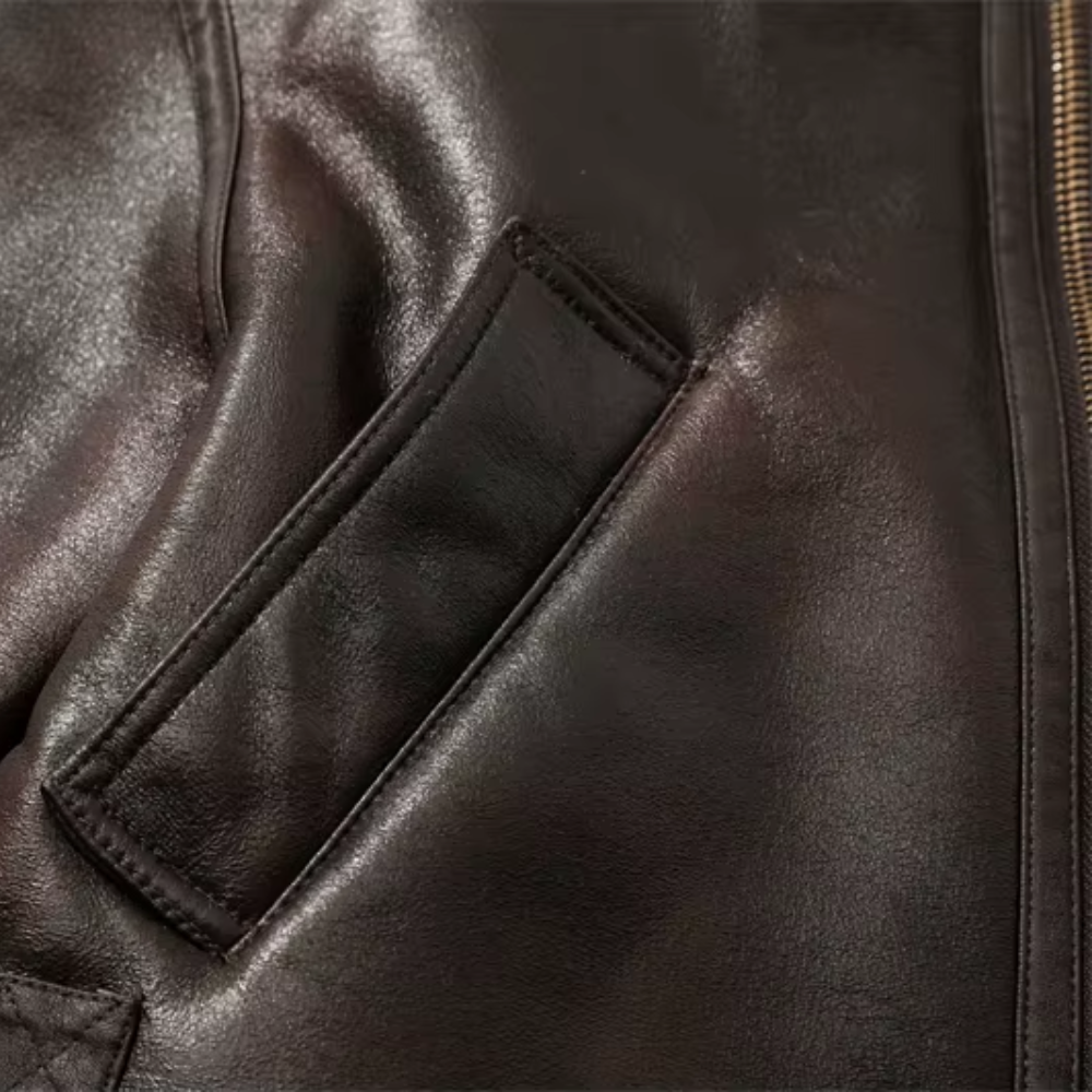 Badhie | Women’s Winter Coat Faux Shearling-Lined Aviator Jacket