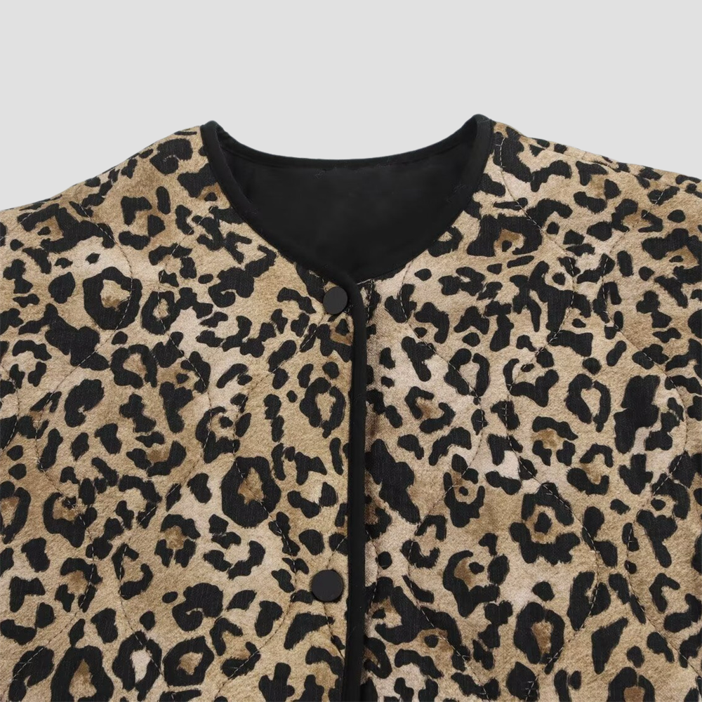 Badhie | Women's Wildside Quilted Leopard Jacket