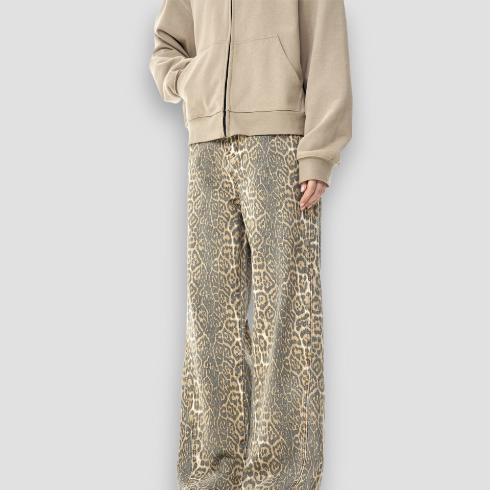 Badhie | Women's Vintage Wide Leg Denim Trousers