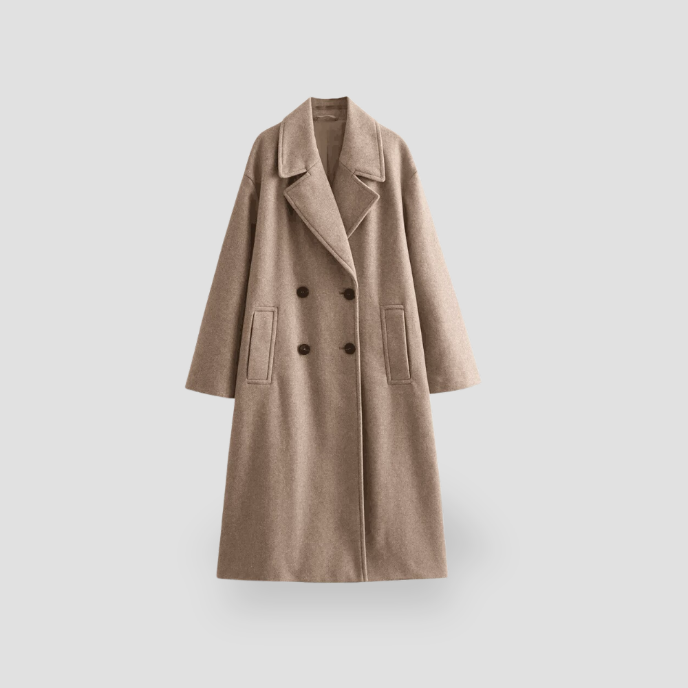 Badhie | Women's Double-Breasted Oversized Coat