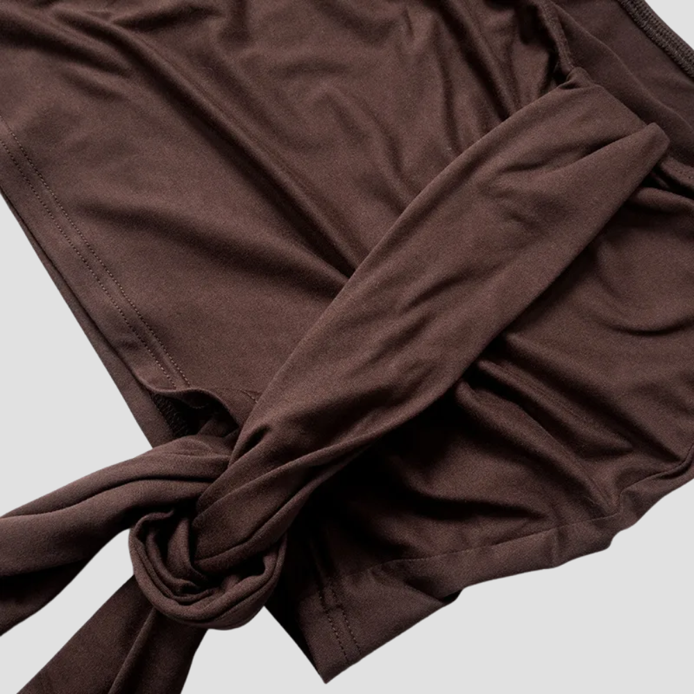 Badhie | Women's Asymmetrical Tie-Detail Two-Piece Set