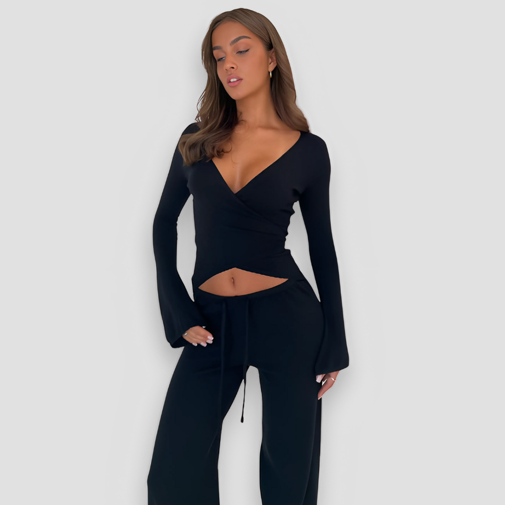Badhie | Women's Long Sleeve Top Two-Piece Set