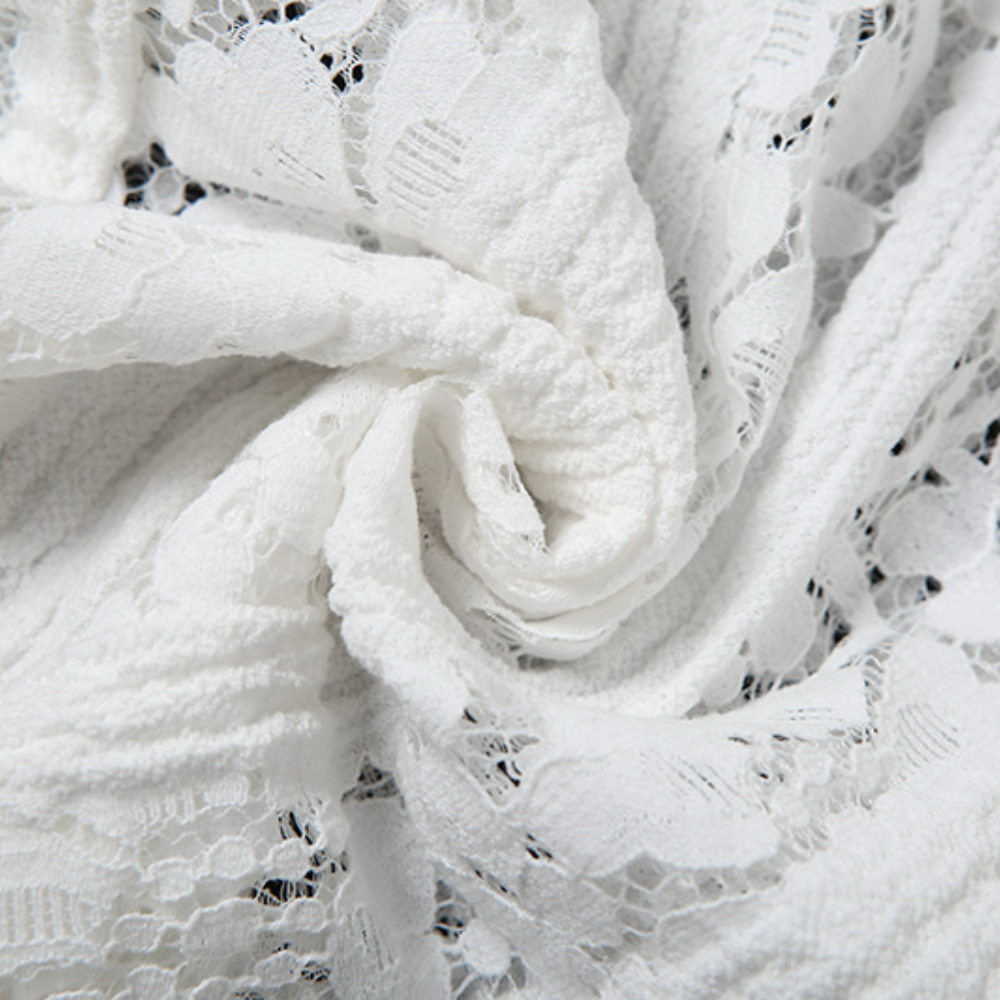 Badhie | Women's Lace Off-Shoulder Long Sleeve Maxi Dress