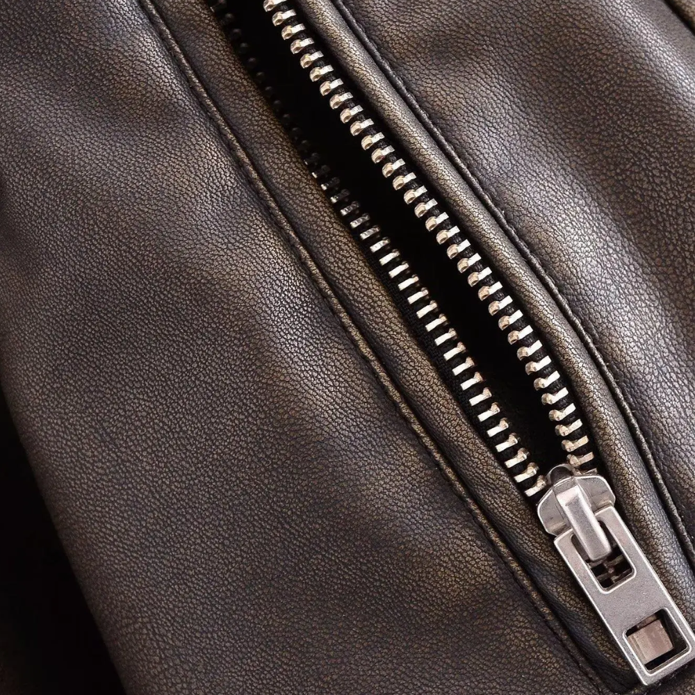 Badhie | Women's Cropped Moto Jacket