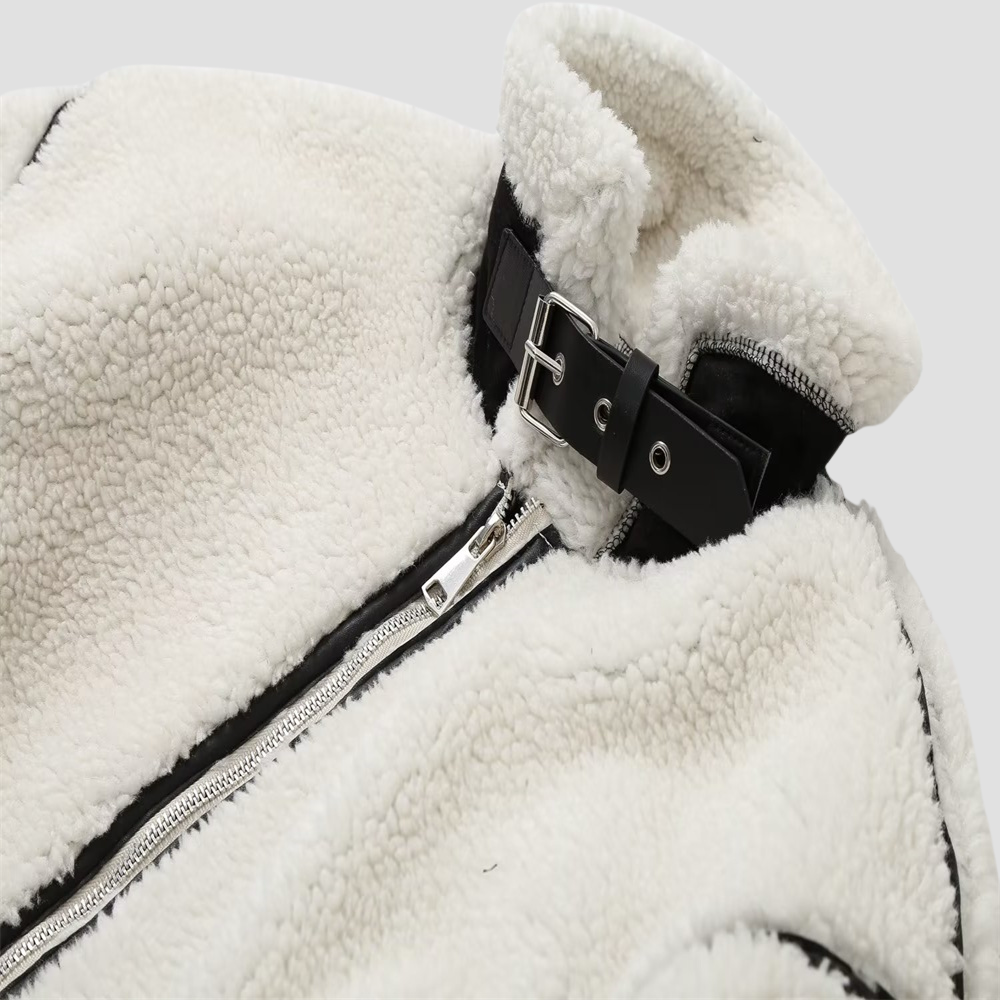 Badhie | Women’s Sherpa Contrast Trim Jacket