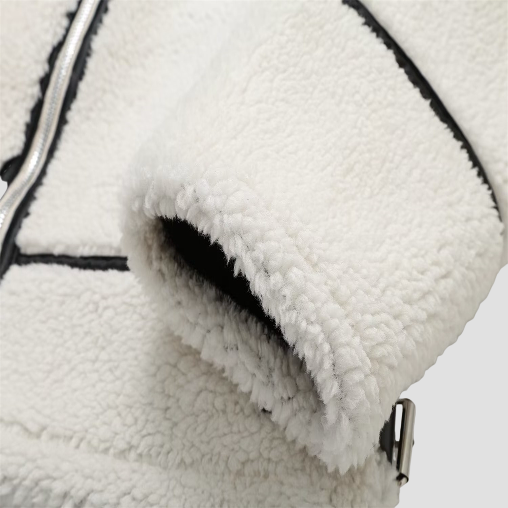 Badhie | Women’s Sherpa Contrast Trim Jacket