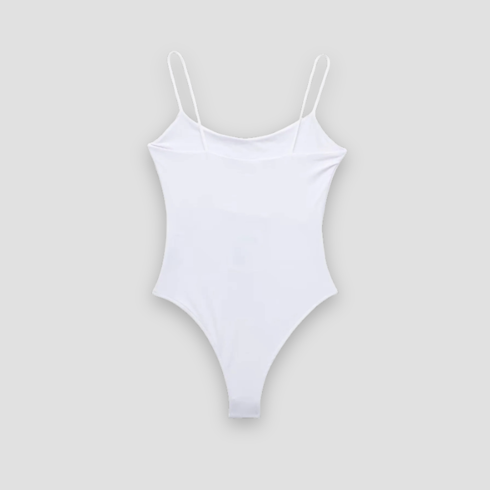 Badhie | Women’s Spaghetti Strap Scoop Neck Bodysuit