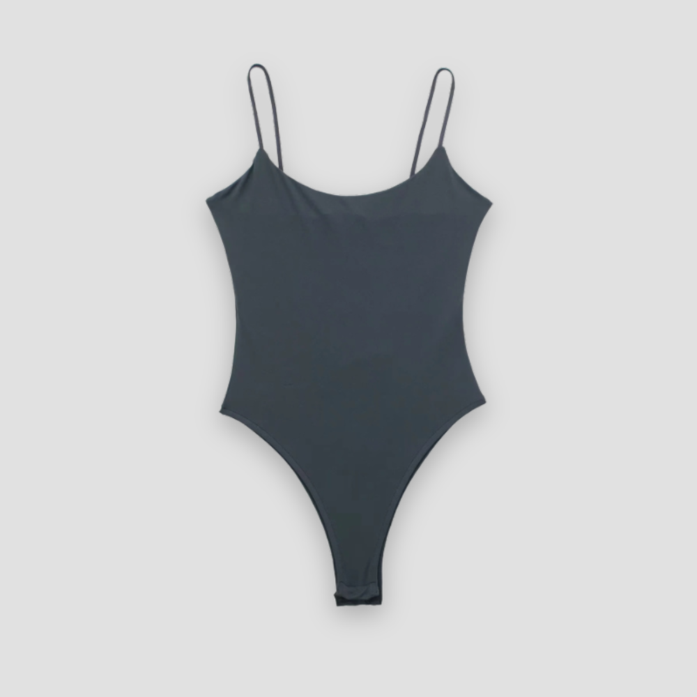 Badhie | Women’s Spaghetti Strap Scoop Neck Bodysuit